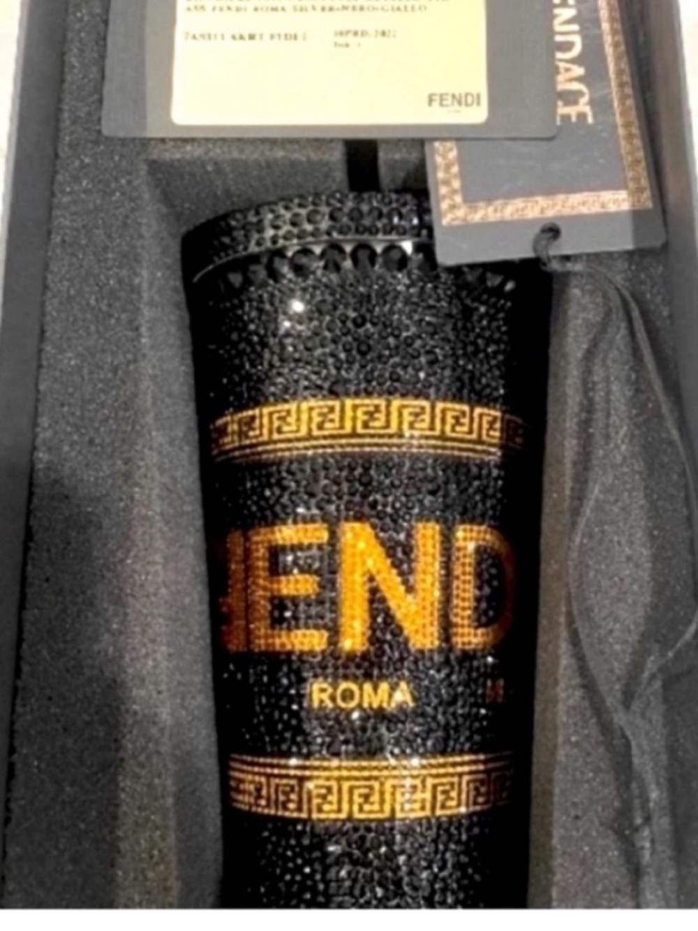 FENDACE Bling Tumbler NIB SS